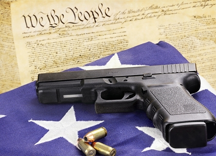 gun and bullets